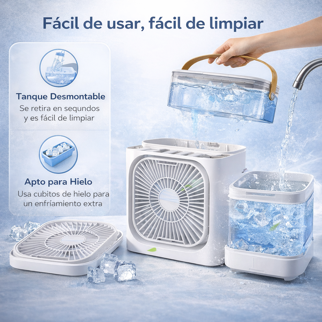 Aire Acondicionado Fresco, portátil y silencioso